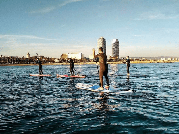 Barcelona paddle surf