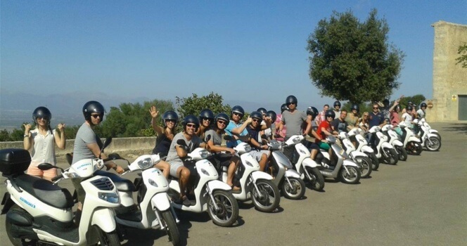 Ibiza scooter tour with rental No1 agency