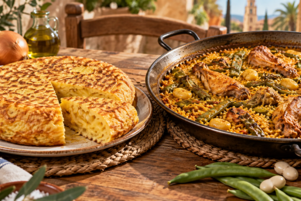 Madrid paella tortilla class
