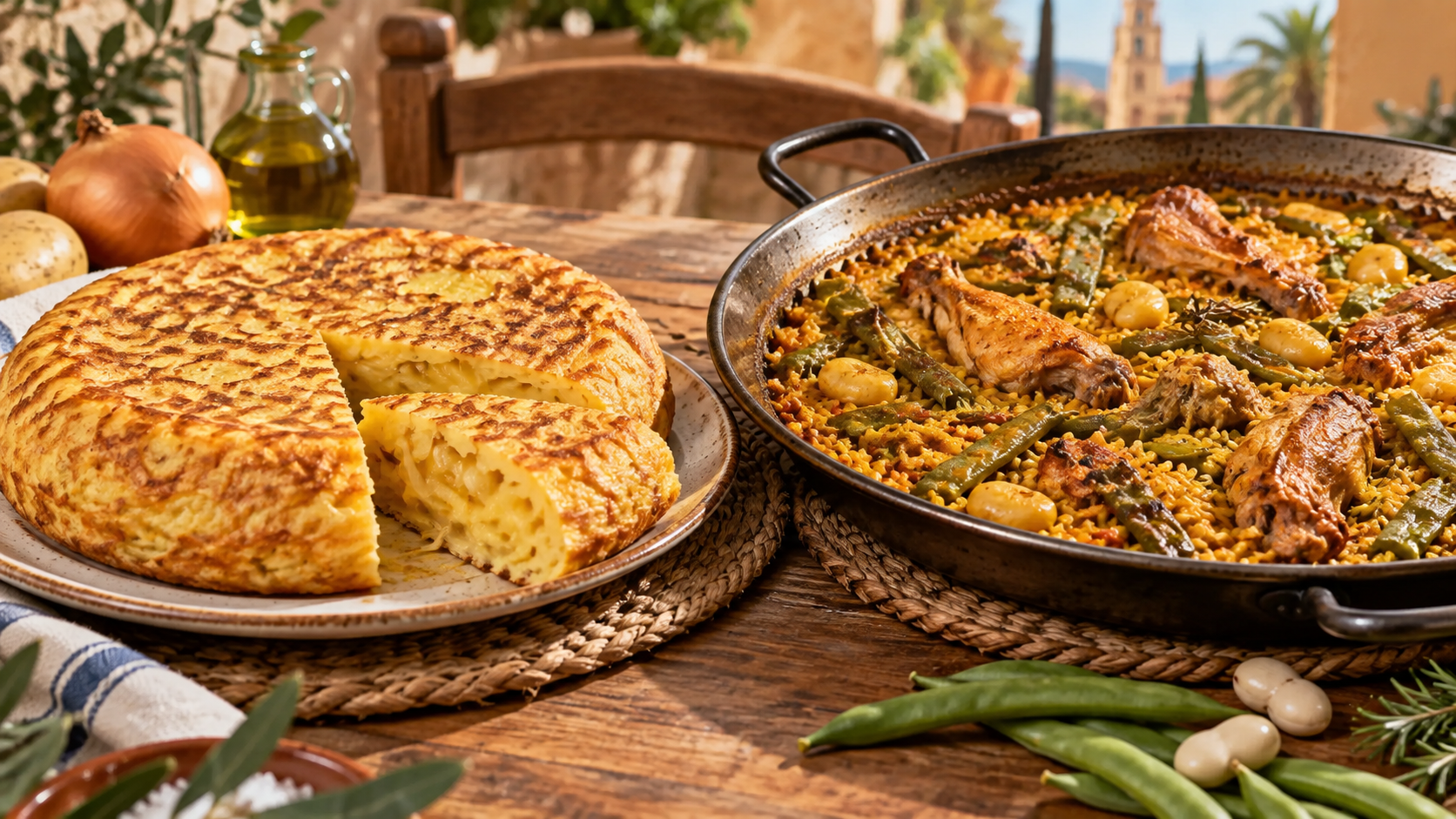 Madrid paella tortilla class